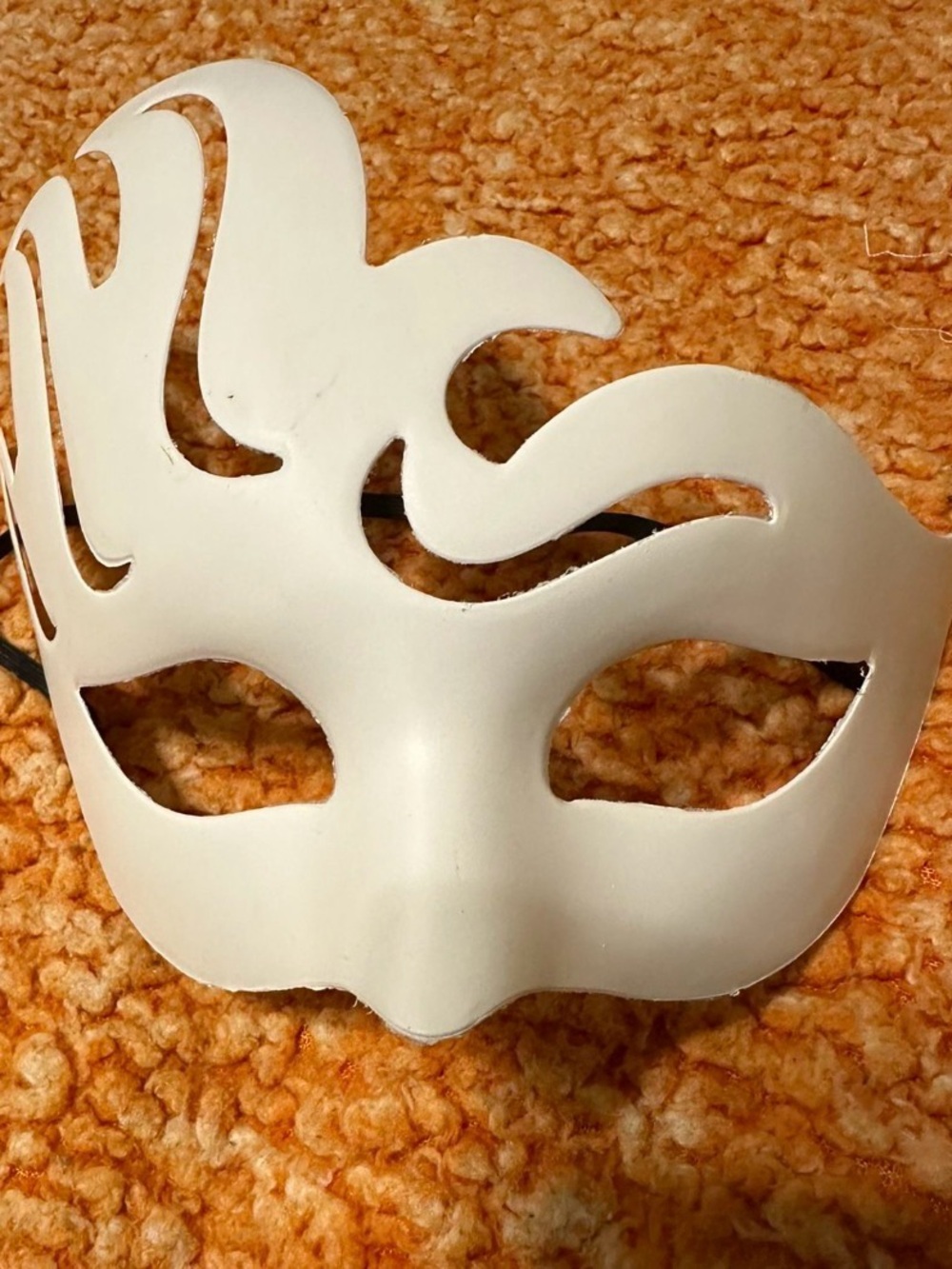 White Mask/ Phoenix Masquerade Half-Mask —